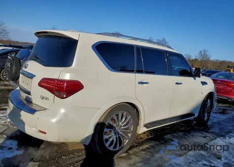 2017 Infiniti Qx80 Base from USA, damaged, VIN JN8AZ2NC7H9432136